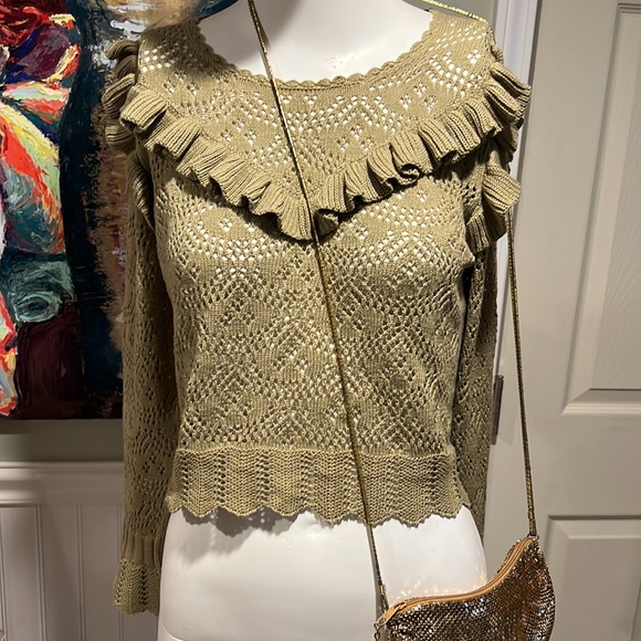 Natalie Sweater | Aqua Wave Knit main image 1